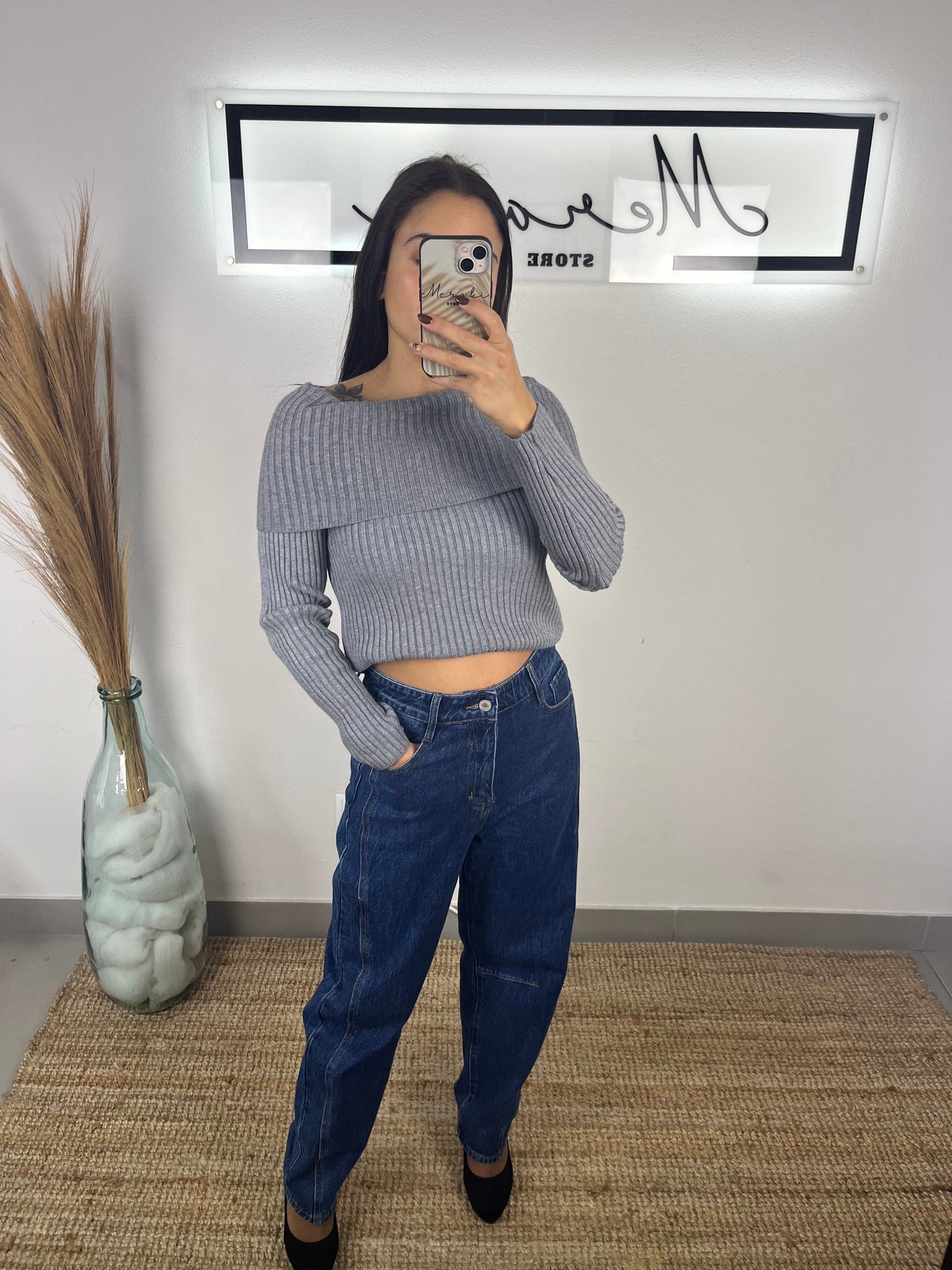 Camisola Gola em Barco