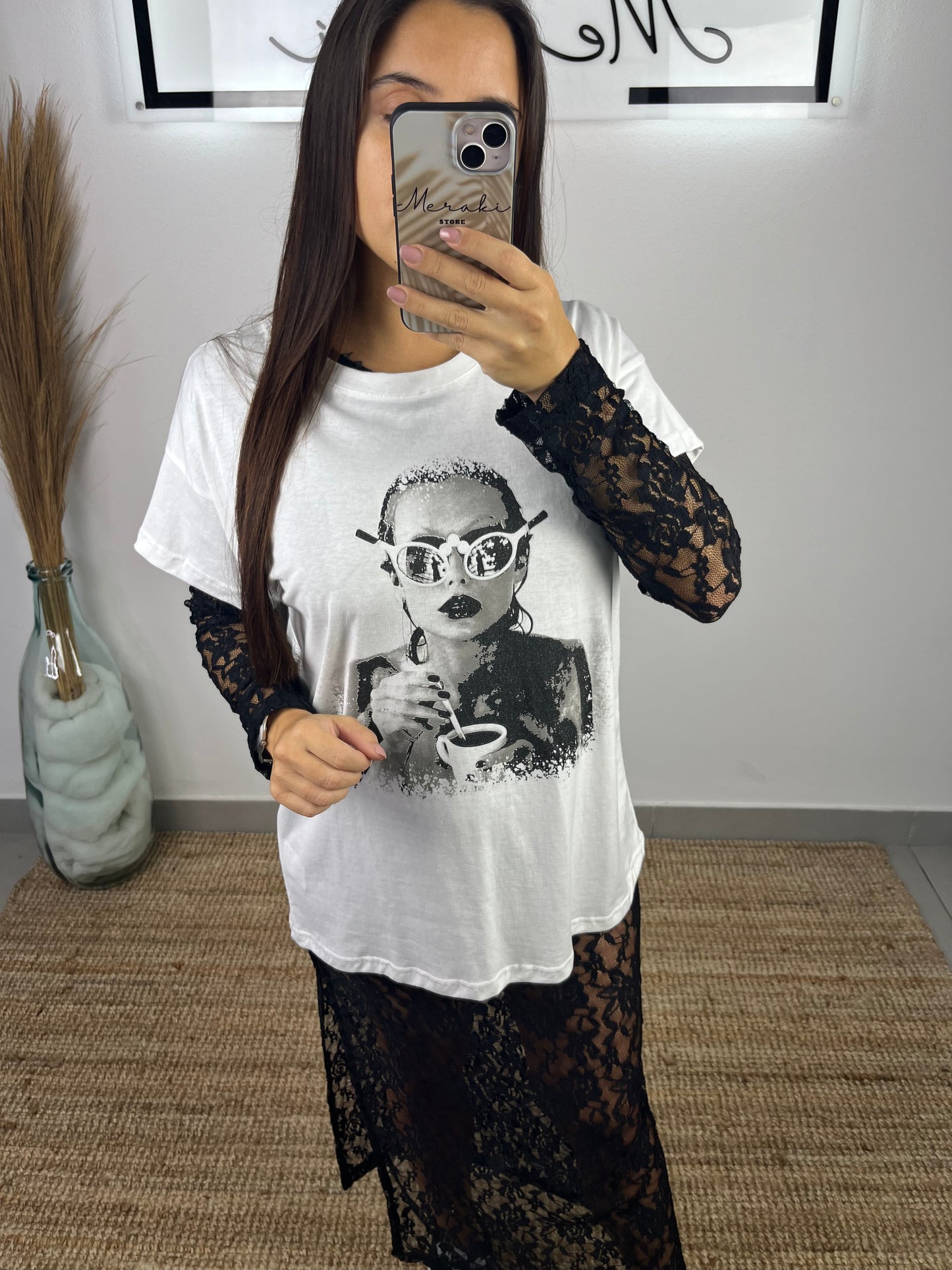 T-shirt Óculos