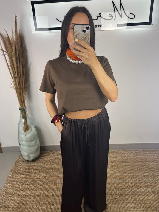 Calça Acetinada