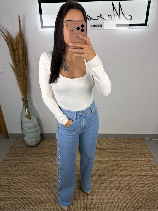 Body decote quadrado